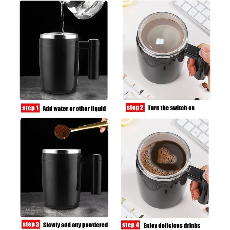 Auto Magnetic Self-Stirring Mug - Rechargeable Auto Magnetic Coffee Mug