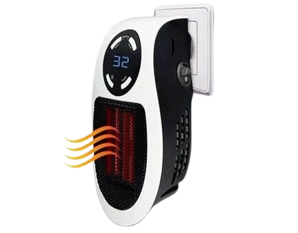 350W&450W Space Heater, Remote Wall Outlet Mini Portable Heater