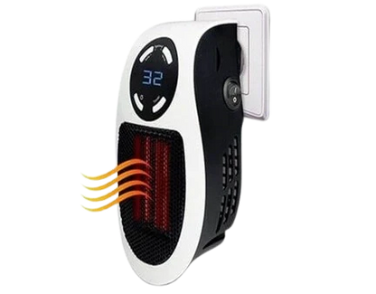 350W&450W Space Heater, Remote Wall Outlet Mini Portable Heater