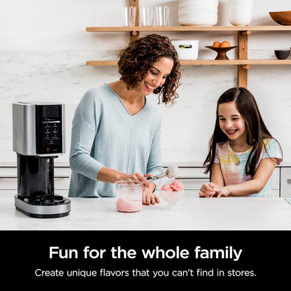 7-in-1 Ice Cream Maker-Compact & Easy to Use,Ideal for Families