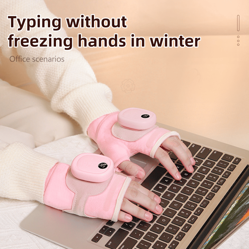 ✨Christmas Promotion✨Smart Thermostatic Heated Fingerless Gloves